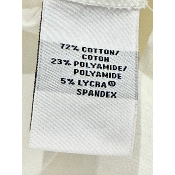 Lafayette 148 New York Ivory Fitted Asymmetrical Wrap Blouse Size 4 NWT 🤍 - Picture 8 of 10